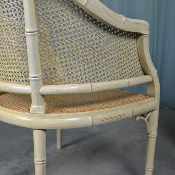 Image 1 of 2x faux bamboo clubs