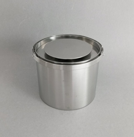 Image 1 of Secchiello per ghiaccio modernista Arne Jacobsen serie 'Cylinda' Stelton 1967 Danimarca