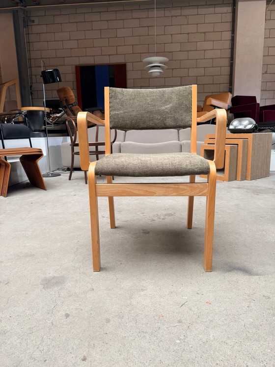 Fauteuil Farstrup (stock: 2), Textile, Bois, Vert (photo 5 sur 10)