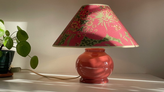 Image 1 of Vintage Ceramic Leopard Lamp