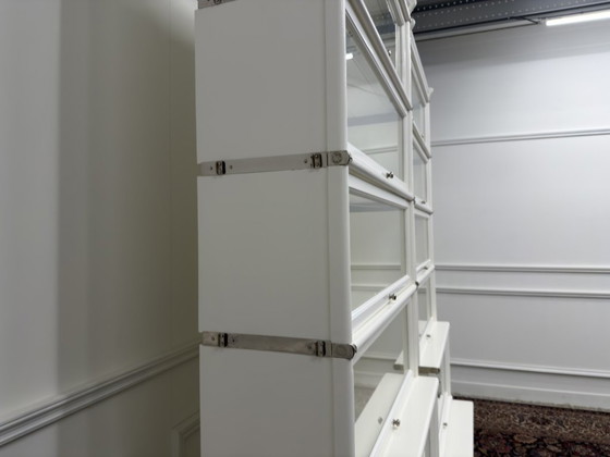 Libreria Originale Inglese Globe Wernicke Bianca – Librerie, Glass, Metal (photo 6 of 20)