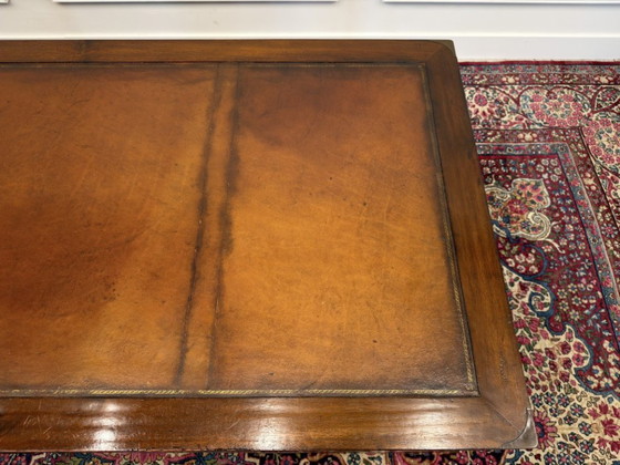 Scrivania da Partner Classica Stile Campaign Inglese – Scrivanie, Leather, Wood (photo 15 of 15)