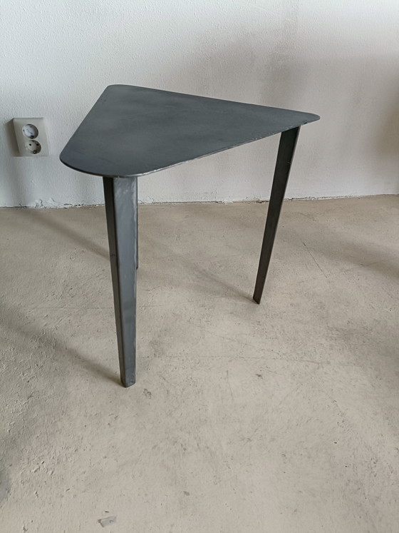 Image 1 of Triangular side table