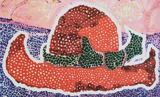 Image 1 of Dopo Yayoi Kusama, Has Left, litografia, anni '90