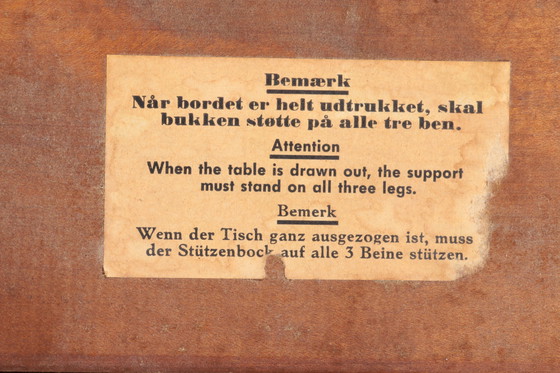 Image 1 of Tavolo da pranzo in teak anni &#39;60 di Henning Kjærnulf modello 62