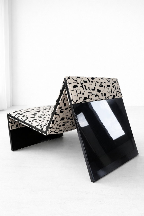 SZ10 M Lounge chair by Hans Ebbing & Ton Haas for Artifort – Armchairs, Wood, Postmodern (photo 5 of 9)