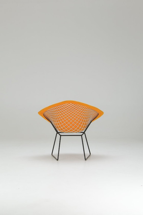 Image 1 of Fauteuil Diamond – Revêtement jaune - Harry Bertoia