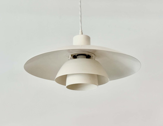 Vintage Louis Poulsen PH 4/3 – Poul Henningsen – Wit – Denmark – Hanglampen, Metal (photo 3 of 14)