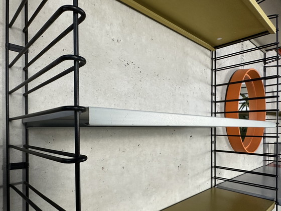 Image 1 of Vintage wandrek + desk Tomado incl. spiegel, kruk, boekensteunen