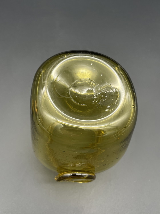 Verrerie de Biot Vintage Apothecary Jar in Yellow Bubble Glass – Vases (photo 8 of 8)