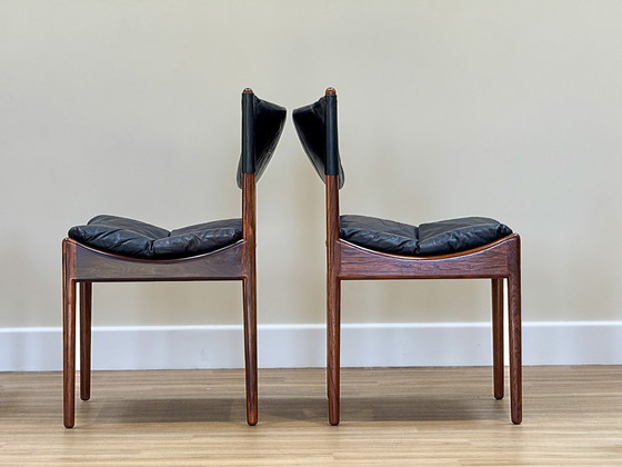 Image 1 of Table et chaises à rallonge pour salle à manger (par Kristian Solmer Vedel)