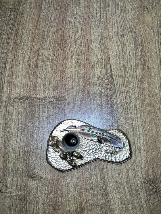 Image 1 of Fountain Pen / Penholder Brass Poodle Royal / Vintage 70's design