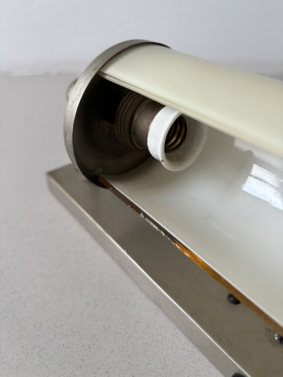 Image 1 of Tubular Art Deco wall lamp 1930s Bauhaus