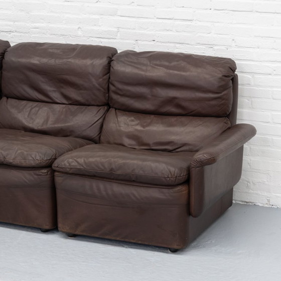 Image 1 of Sofá modular de cuero de los años 70