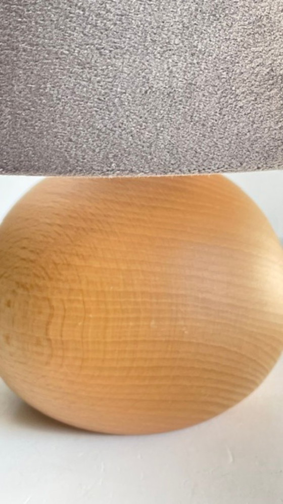 Lampada da Tavolo in Legno Grezzo COREP Begles – COREP FRANCE, Lampade da tavolo, Velluto (photo 5 of 23)