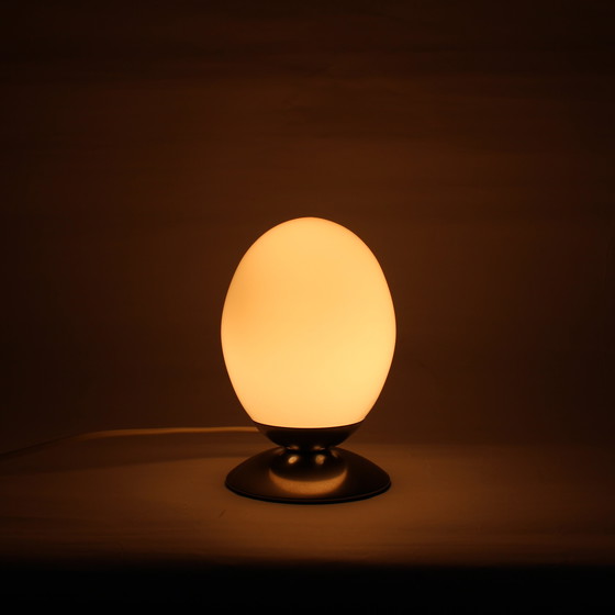 Image 1 of Glazen ei-vormige retro lamp
