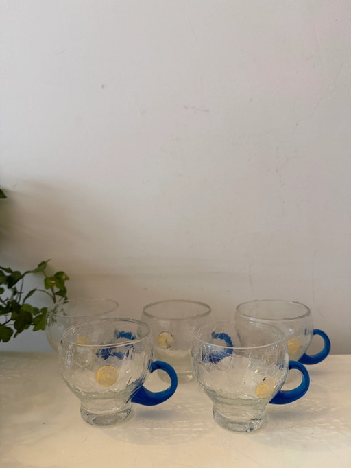 Tassen aus Craqueléglas