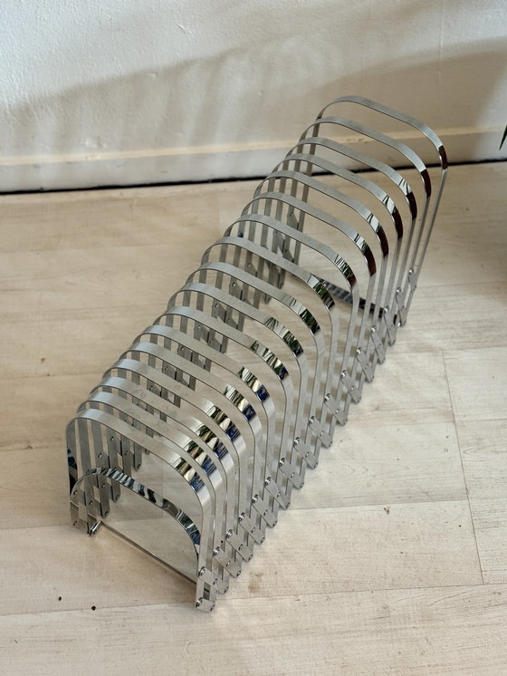 Image 1 of Revistero cromado, armónica, Luther Evans