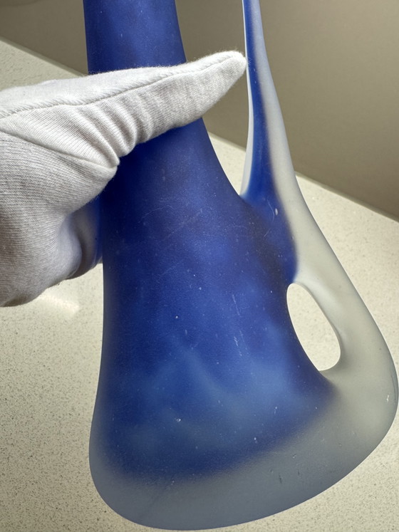 Image 1 of Monumental Murano "Anse Volante" Vase - Attributed to Giorgio Ferro for A.V.E.M. - 1950s - 39.5 cm (Perfect condition)