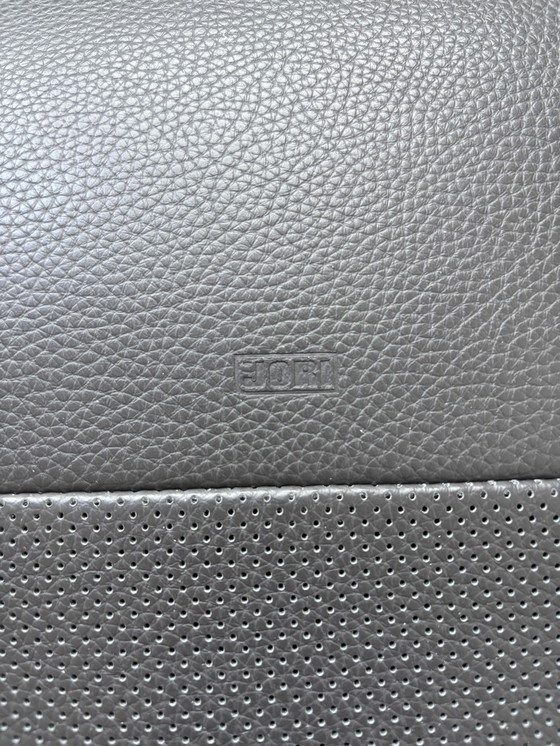 Image 1 of Jori Tigra Open Base designer sofa leather gray