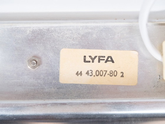 Image 1 of Paire d'appliques murales vintage danoises Pandean par Bent Karlby, Lyfa, années 1960