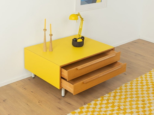 1960s yellow chest of drawers by WK Möbel
