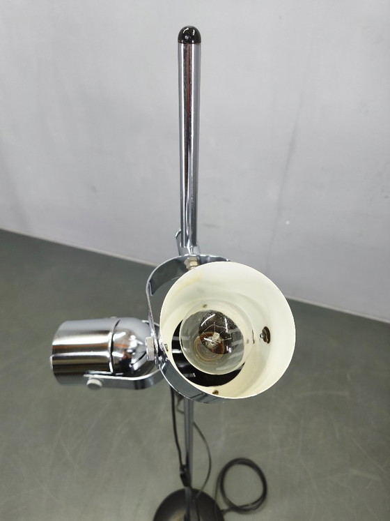 Image 1 of Adjustable Mid-Century Chrome Floor Lamp by Stanislav Indra