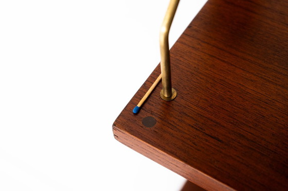 Image 1 of Modulaire wandkast van teakhout, Deens design, jaren 60, gemaakt in Denemarken.
