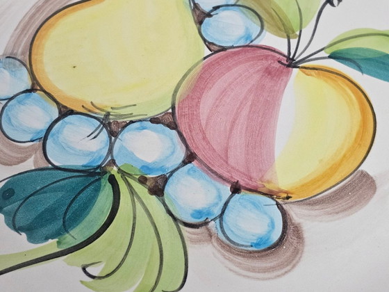 Image 1 of Berendsohn AG - XL bowl with fruit motif - hand-painted