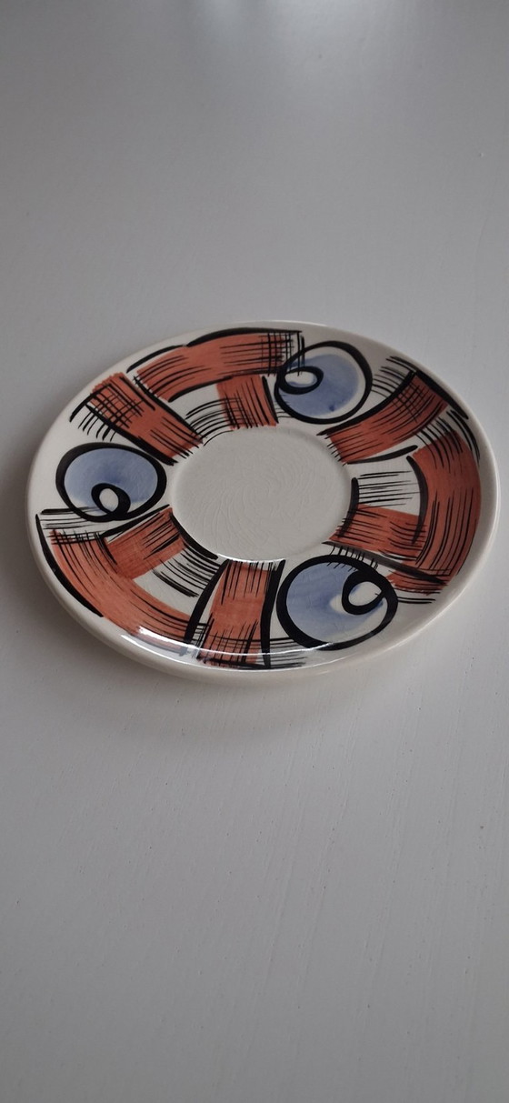 Taza de té y platillo, Kolo, Loza, Cerámica, Negro (foto 3 de 5)