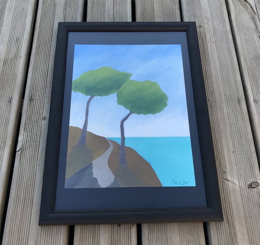 Oil on canvas 42x30cm.