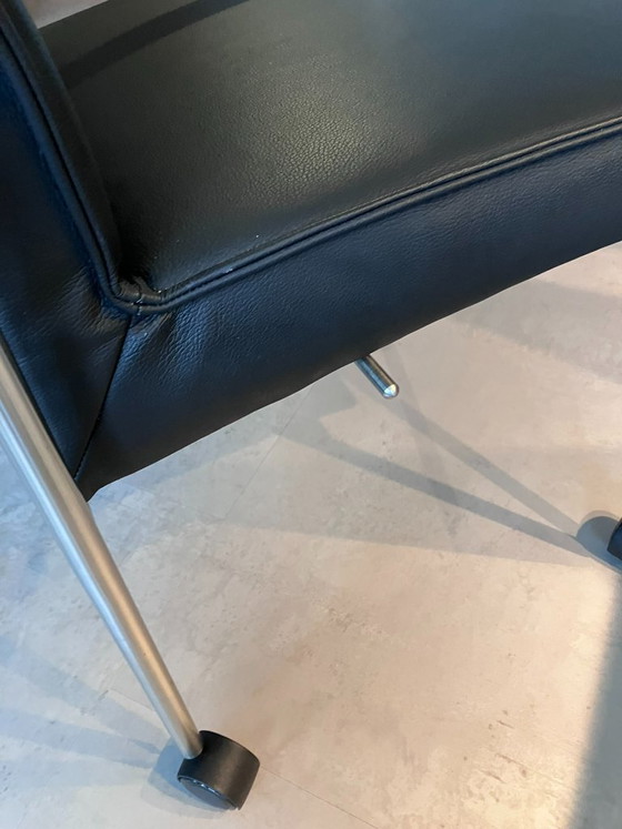 Eetkamerset (Ronald Schmitt Eettafel En 6 Framati Eetkamerstoelen) – Metal (photo 11 of 11)