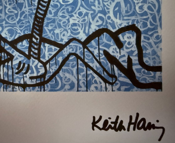 Image 1 of Keith Haring : lithographie signée, numérotée 49/150.