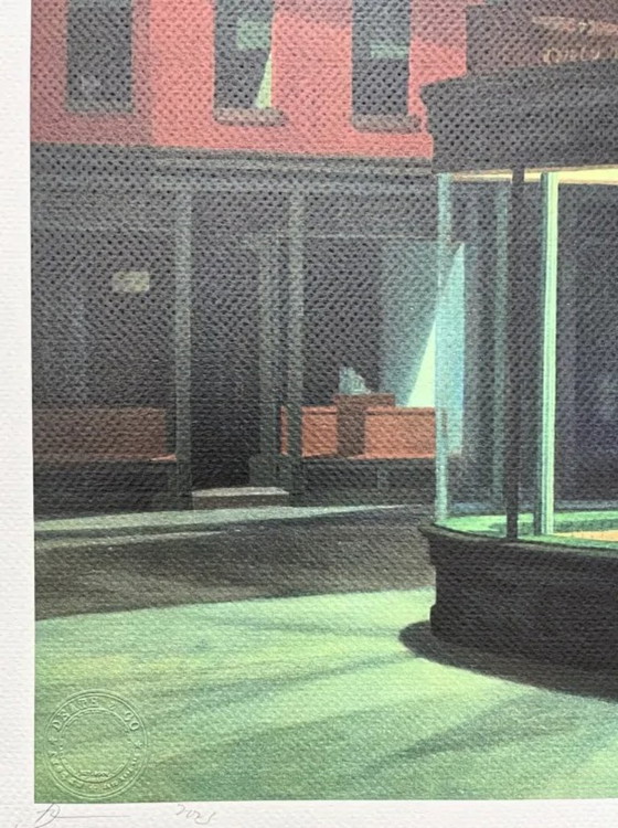 Image 1 of Death Nyc - Hopper Nighthawks e Louis Vuitton - Edizione limitata con certificato