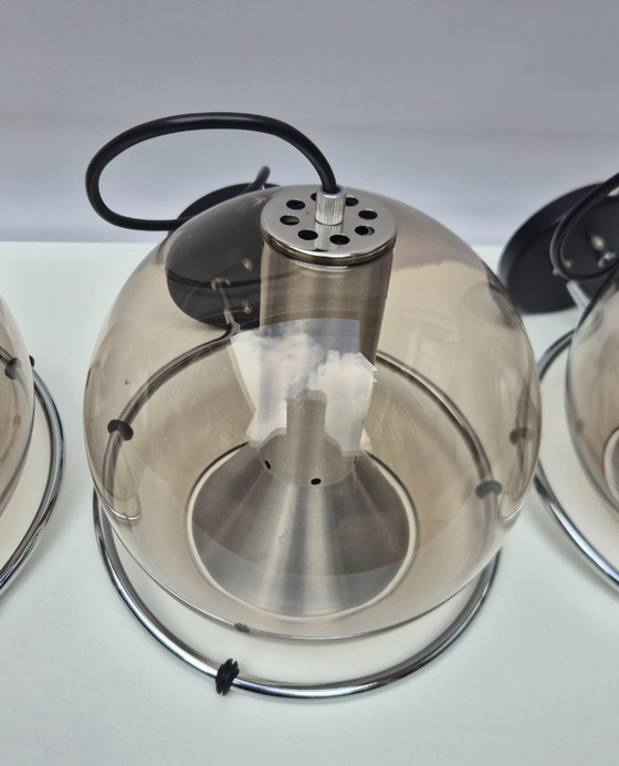 Image 1 of Vintage RAAK Wall Lamps - Set of 3 Globes - 1960s