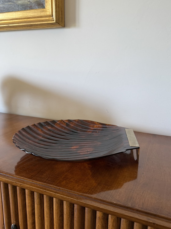 Image 1 of Centrotavola a forma di conchiglia Hollywood Regency, Italia, anni '70