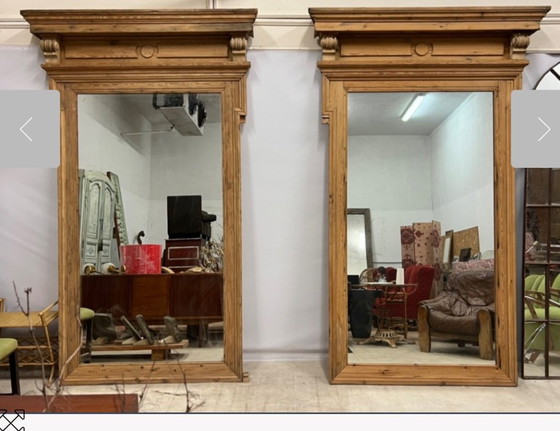Image 1 of Pair of Mirrors/Trumeaux