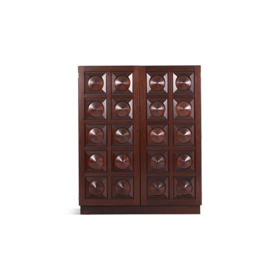 Image 1 of Vintage Belgian bar in dark mahogany