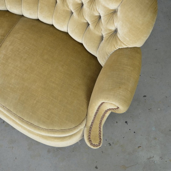 Image 1 of Bended Chesterfield Like Couch