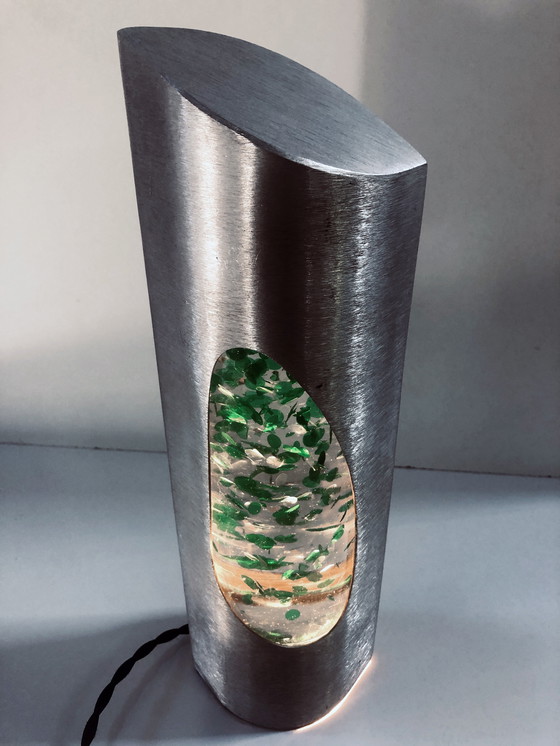 Image 1 of Lampe à Paillettes Vintage - Glitter Lamp - Space Age - 1970