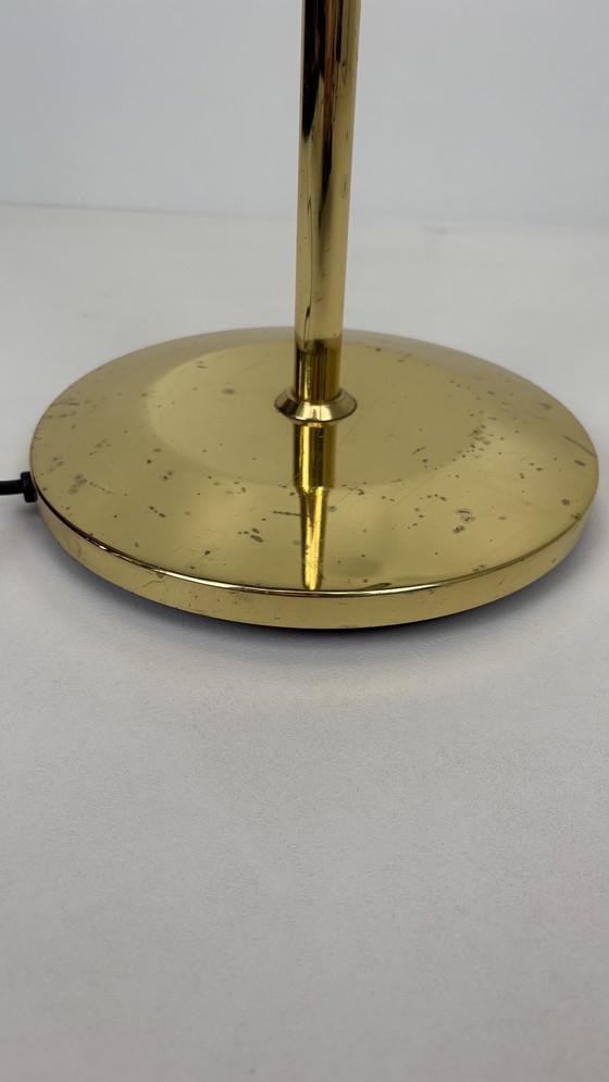 Image 1 of Lampada da lettura vintage in ottone regolabile in altezza Metalarte