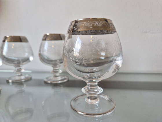 Image 1 of Copas de coñac antiguas de Murano Medici
