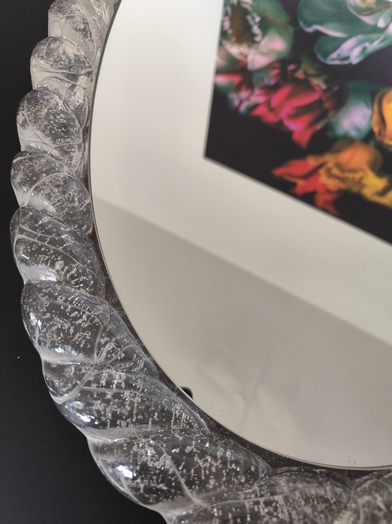 Image 1 of Vintage Space Age spiegel Hillebrand 22 220 | Acryl matglas uit de jaren 70 | Verlicht | Designklassieker

