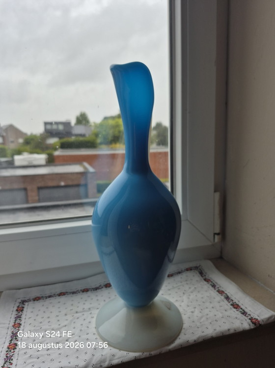 Vintage Opaline Vase – stelvia, Glass (photo 3 of 5)
