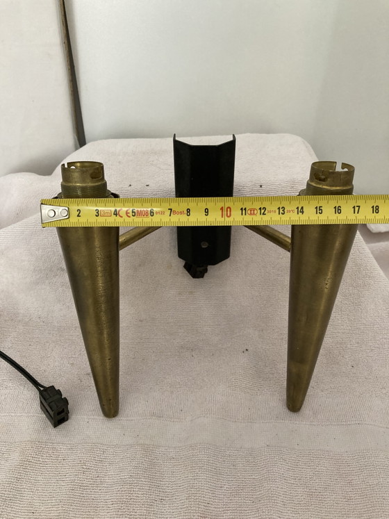 Vintage 1950s brass conical wall sconces – Wall lights (photo 12 of 15)