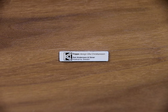 Image 1 of Vintage Mid-Century Scandinavian Modern Round Trippo Table by Ulla Christiansson for Karl Andersson & Söner