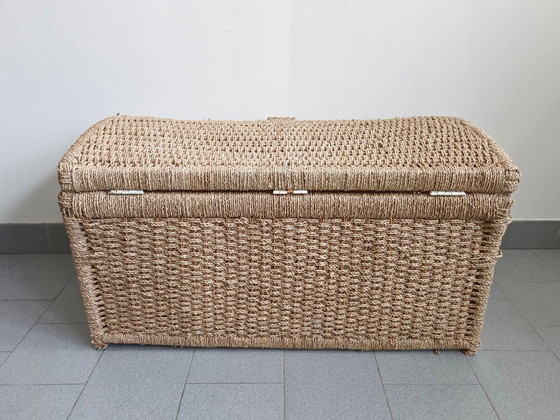 Image 1 of PRACHTIGE VINTAGE TOUWKOFFER UIT 1960 VAN DLG AUDOUX MINET JAREN 60