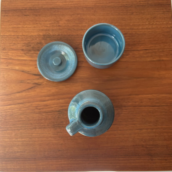 Image 1 of Vintage Scandinavian vase and pot, Ingrid Atterberg for Upsala Ekeby, Sweden, 1960s