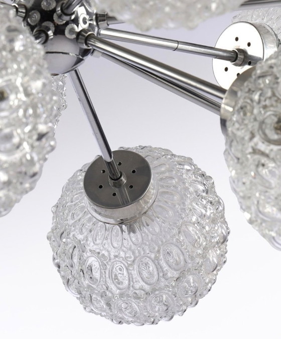 Image 1 of Sputnik vintage con 18 lampadine anni '70