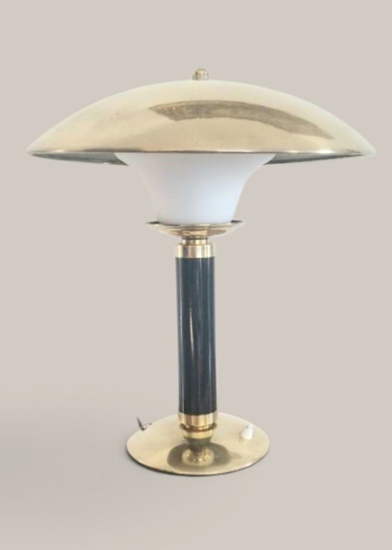 JUMO Grand Luxe Lamp - Brass And Plexiglas - 1960s – Table lamps, Metal (photo 14 of 15)